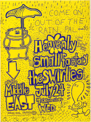 Heavenly, Small Factory,
Swirlies poster
