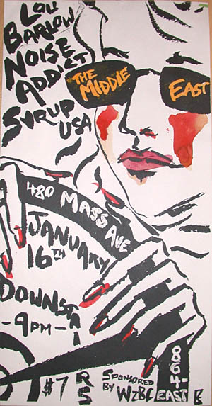 Lou
Barlow, Noise Addict, Syrup USA poster